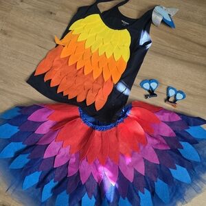 Disney run Up Kevin peacock running Costume small